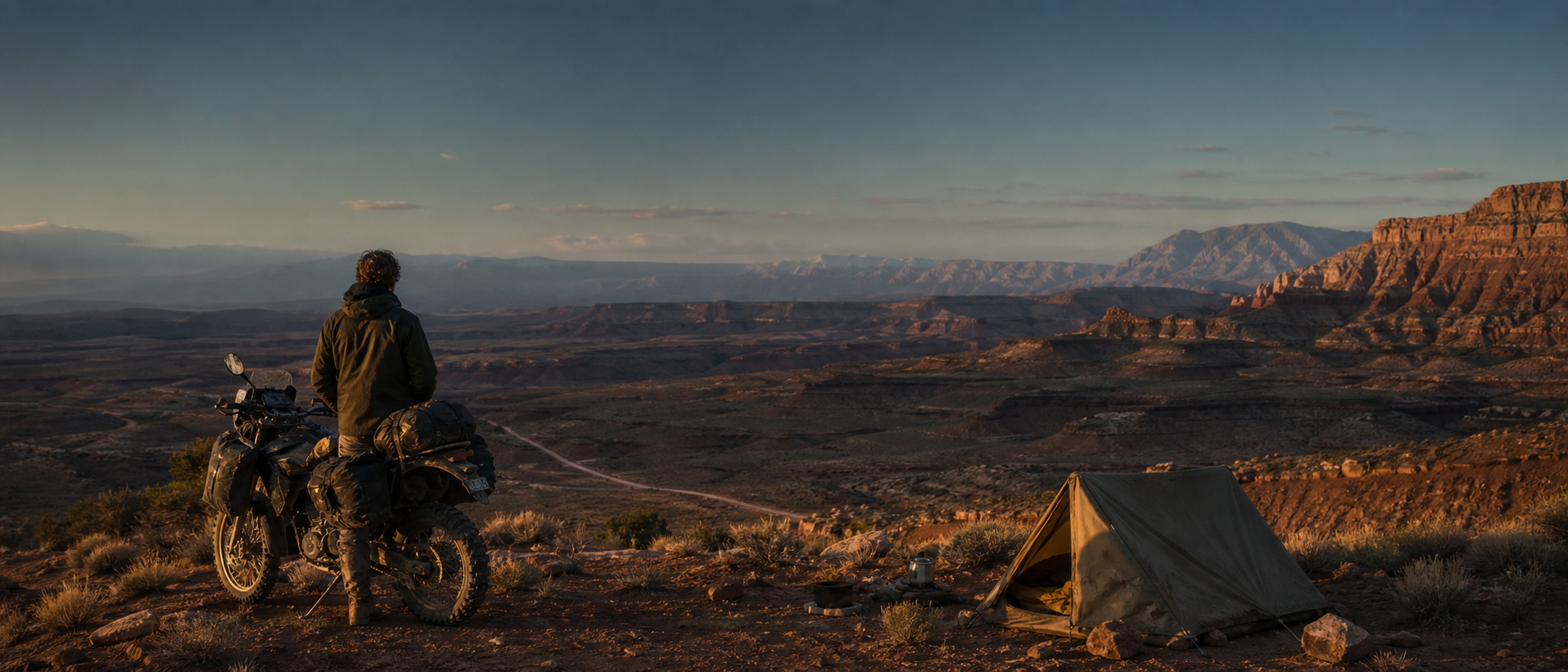 High desert route camp